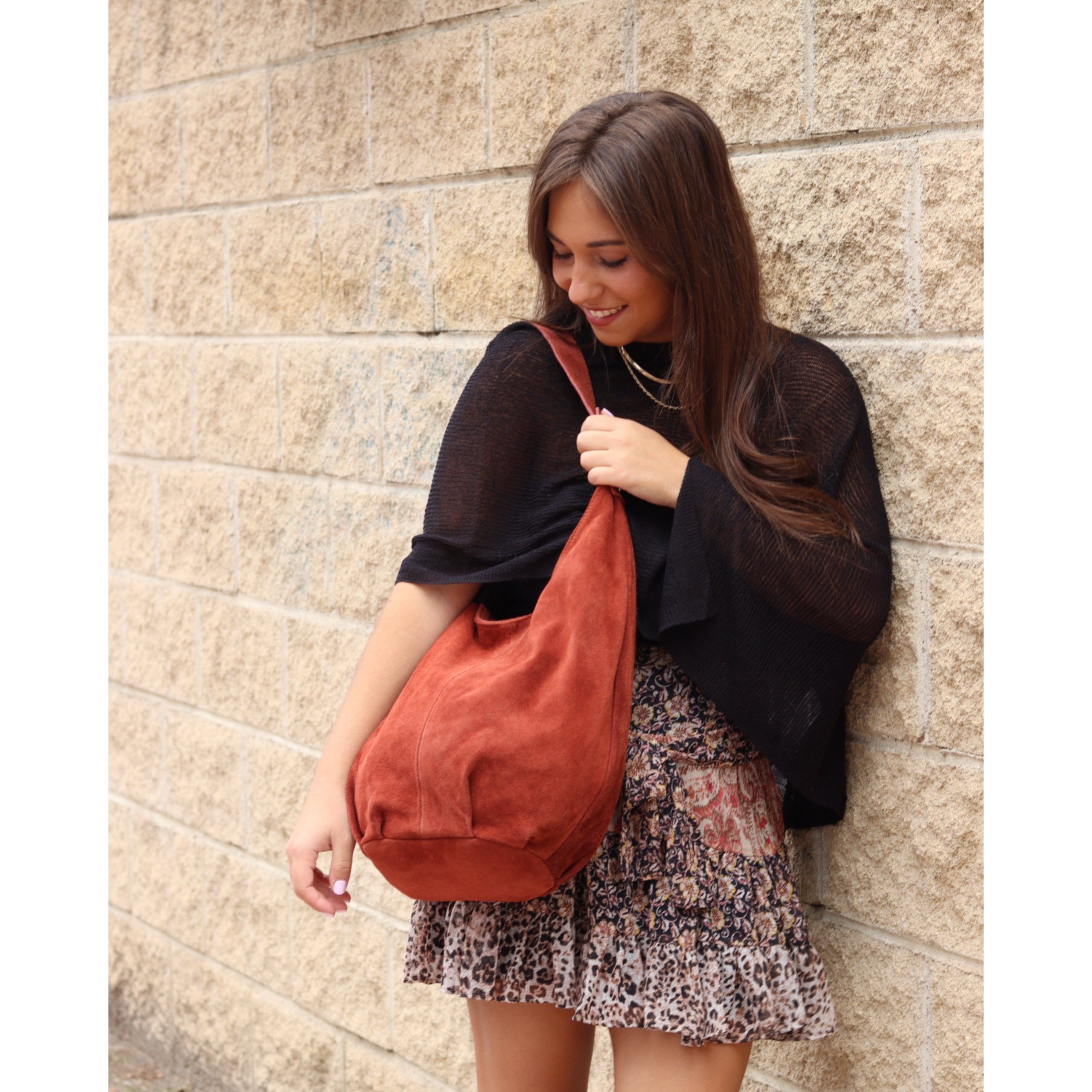 BOLSO GRETA TEJA PIEL