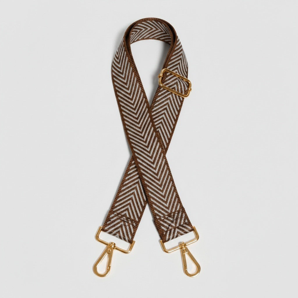 CORREA BOLSO TWIST CAMEL