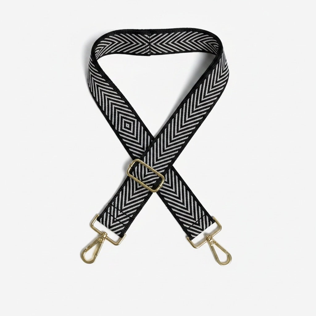 CORREA BOLSO TWIST NEGRO