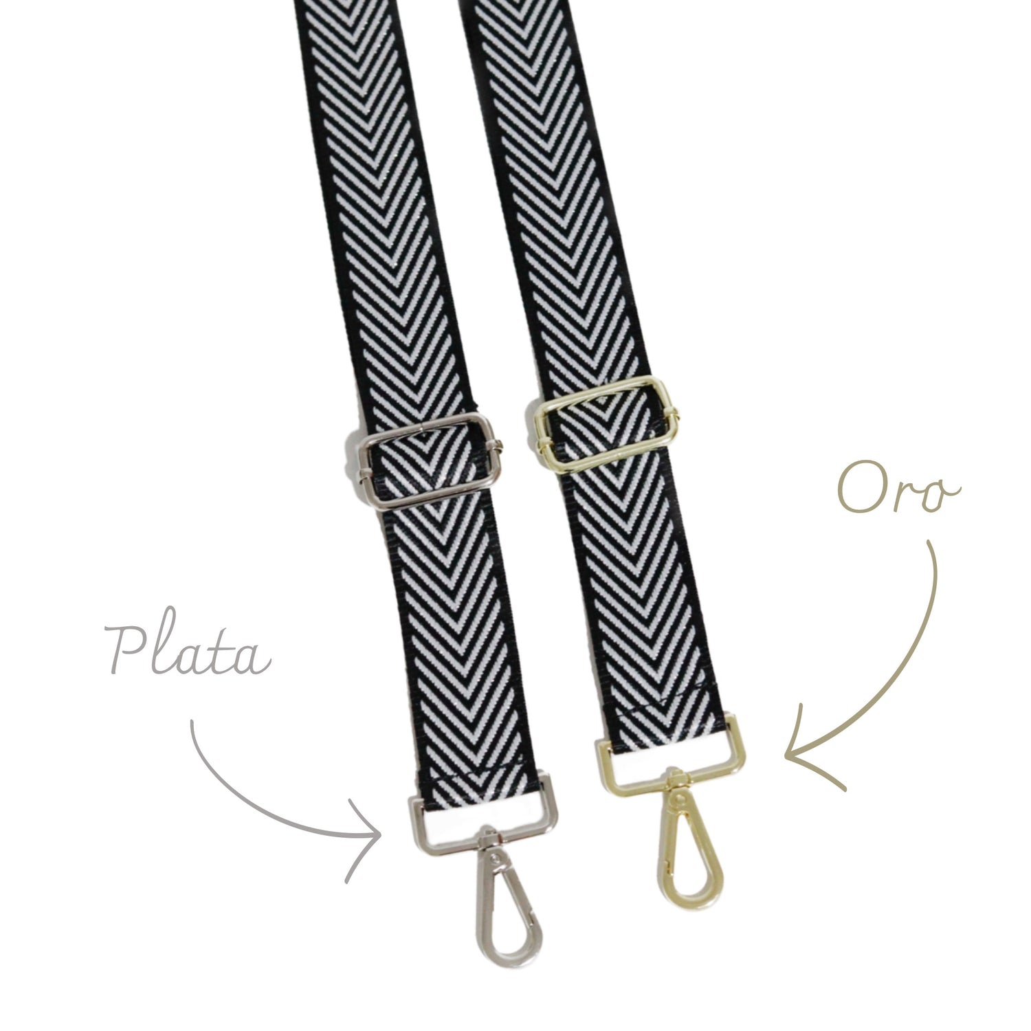 CORREA BOLSO TWIST NEGRO