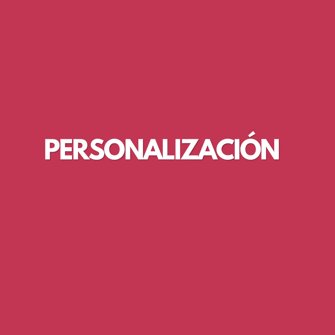 AÑADIR PERSONALIZACIÓN