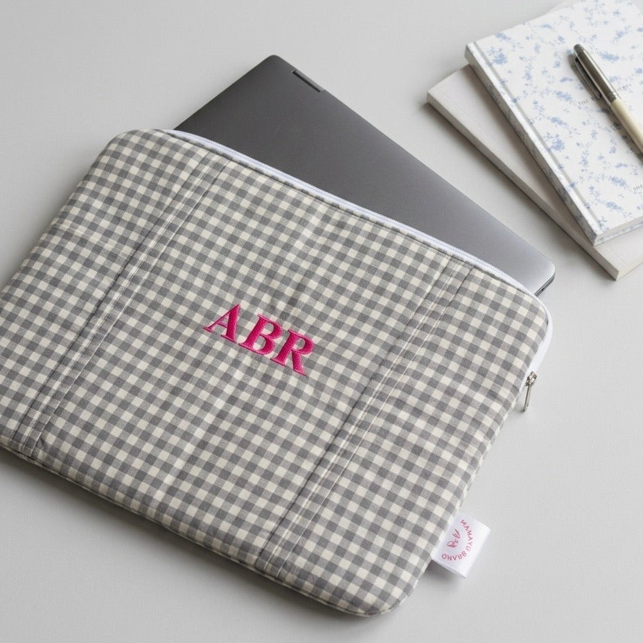 FUNDA VICHY GRIS