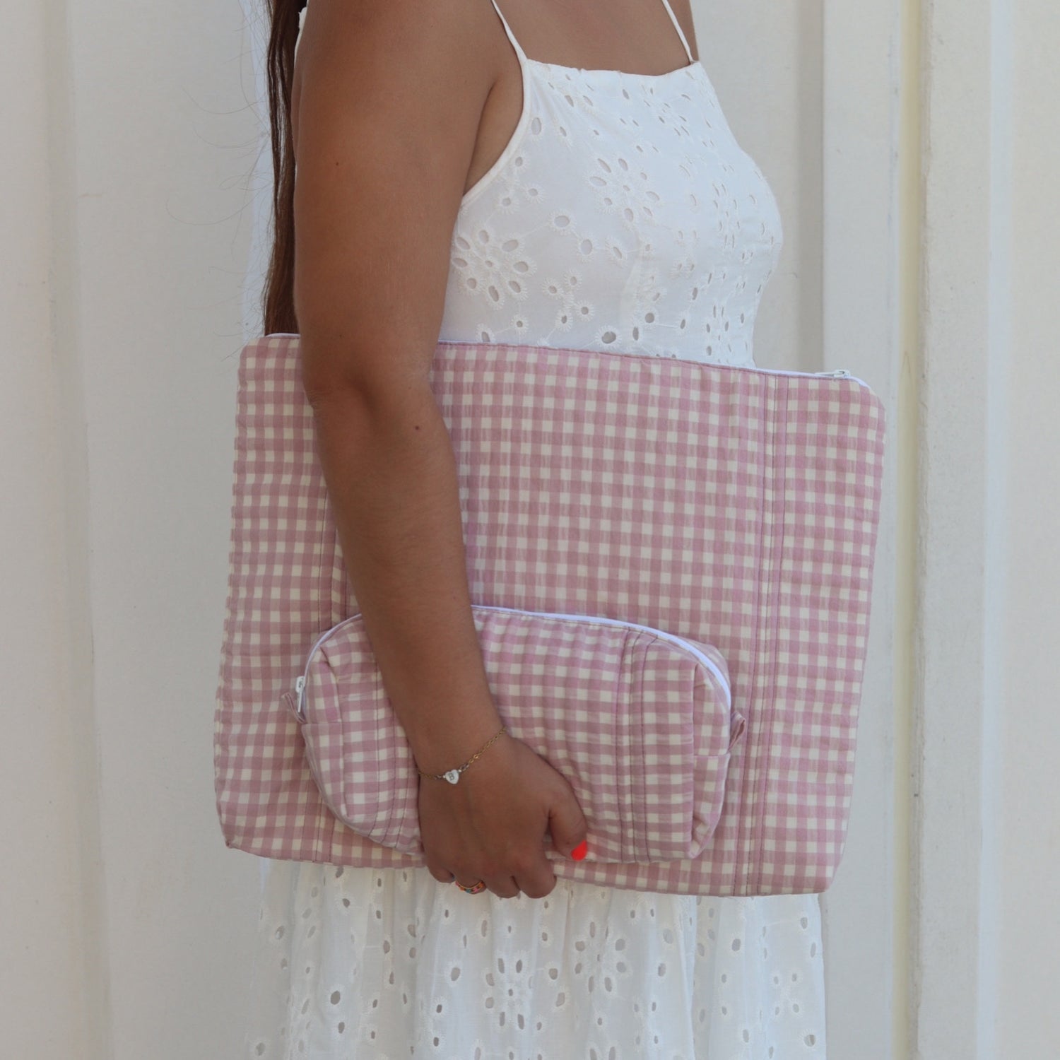 FUNDA VICHY ROSA