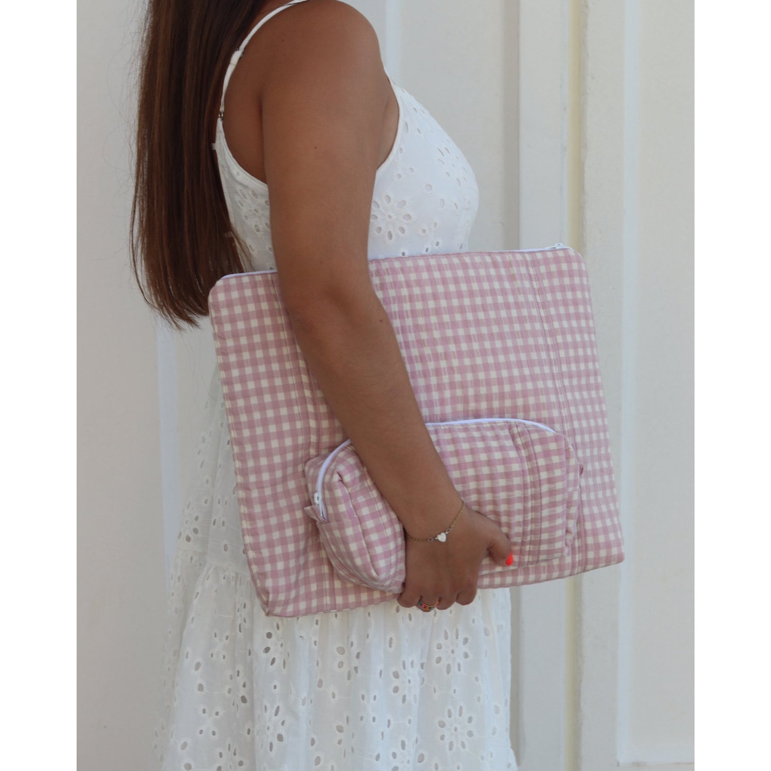 FUNDA VICHY ROSA
