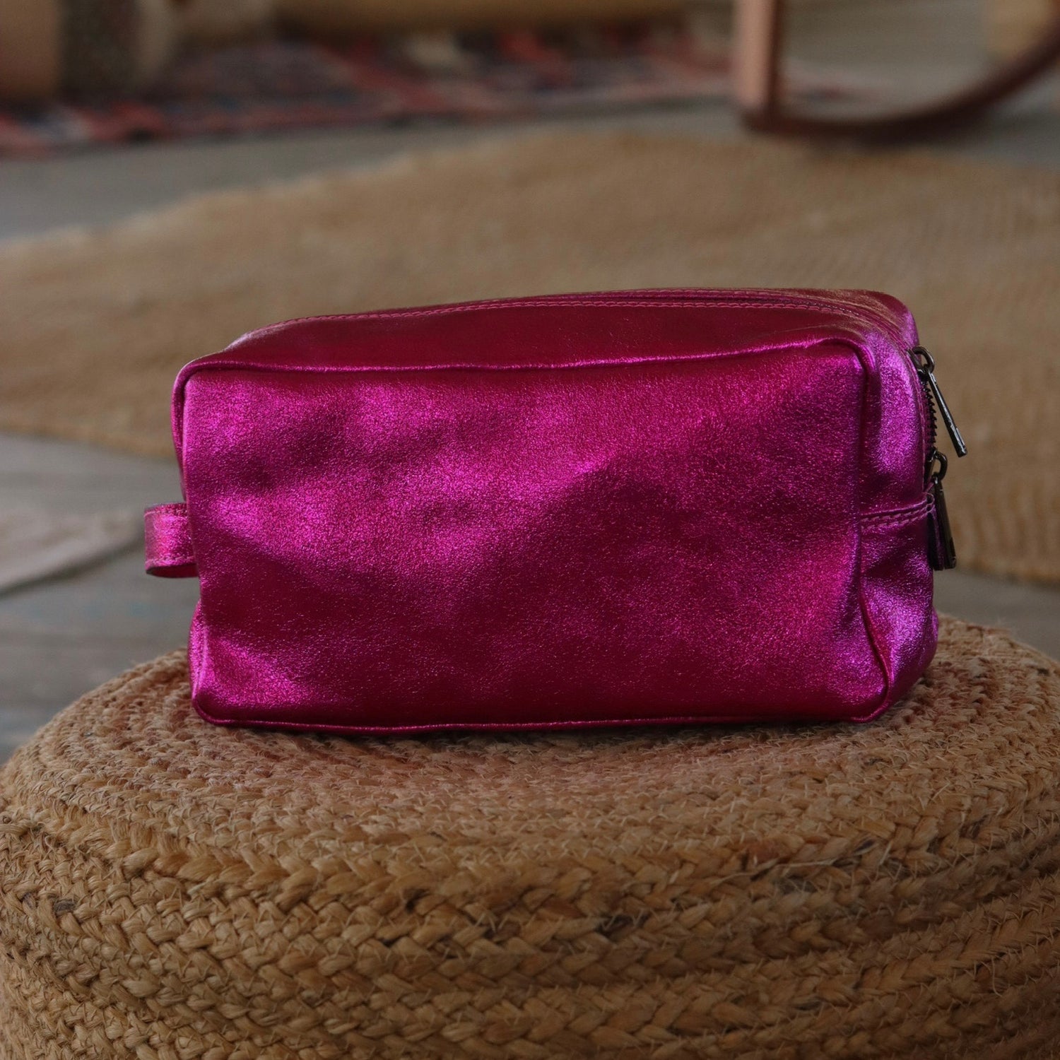 NECESER INFINITY PIEL ROSA METALIZADO