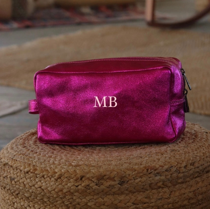 NECESER INFINITY PIEL ROSA METALIZADO